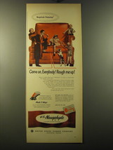 1950 United States Rubber Naugahyde Ad - Come on, Everybody! Rough me up! - $18.49