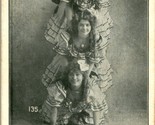 Vtg Postcard Can Can Dancers Cancan Frou Frou Human Tower Dancing Girls ... - $19.75