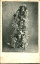 Vtg Postcard Can Can Dancers Cancan Frou Frou Human Tower Dancing Girls Climax - £15.49 GBP