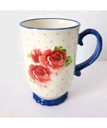 The Pioneer Woman Farmhouse Heritage Mug Floral Rose  Design 16 Oz - €8,45 EUR