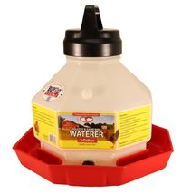 Little Giant® Plastic Poultry Waterer | Heavy Duty Plastic Gravity Fed W... - £44.84 GBP