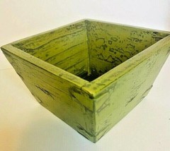 1 ANTIQUE Chinese Rice Measurer Dou or Carrier Basket Wood &amp; Metal Bowl ... - £14.74 GBP