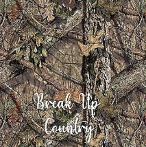 Mossy Oak Break Up Country wrap vinyl Decal Matte Laminated 12&quot;x12&quot; - £7.40 GBP