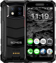 Soyes S10 Max Rugged 6gb 128gb Waterproof 3.5&quot; Face Id Android 4g Lte Nfc Black - £216.34 GBP