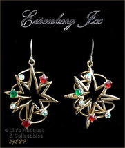 Eisenberg Ice Moravian Star Christmas Earrings (#J829) - £29.94 GBP