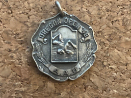 1949 Oregon Open A.A.U Women&#39;s Silver Medal 100 Meter Breast Stroke - $9.20