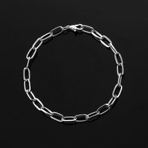 Fashion Mens Simple Stainless Steel Chain Bracelets for Women Unisex Wrist Jewel - £10.67 GBP