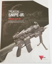 Trijicon Snipe-IR Thermal Clip-On Product Leaflet Brochure NEW 2017 Mili... - £3.48 GBP