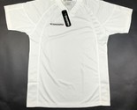 Neu Diadora T-Shirt Trikot Jugendliche Jungen S Weiß V Hals Waffelstrick... - £11.25 GBP