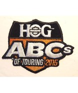 HARLEY DAVIDSON HOG PATCH ABC&#39;s OF TOURING 2015 JACKET VEST CAP - $9.99