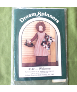 Dream Spinners Pattern 142 Welcome 24&quot; Door Stop Doll Apron Geese Mini Q... - £7.00 GBP