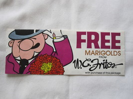 vintage 1974 W. C. Fritos Sealed &#39;Free Marigolds&#39; Seed Packet - super rare - £39.31 GBP