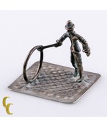 Vintage Miniature Silver Dollhouse Clown Man W/ Circus Hoop-
show origin... - $192.60 CAD