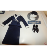 Princess Diana Outfit~Franklin Mint~Navy Blue Tailored Suit~Jewelry~Shoe... - £31.10 GBP