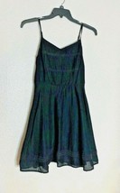 Old Navy Womens Sz M Black Summer Tank Dress Spaghetti Knee Lgth Lined - £10.25 GBP