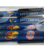 Kansas Jayhawks 5-Pack Click Ink Pens NCAA Licensed, Royal w/ Full Color... - $73.28 MXN