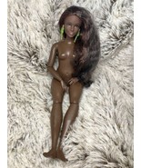 Barbie Extra Fly Beach Doll Only For OOAK Custom Black Curvy Articulated... - £15.45 GBP