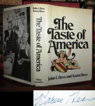 Hess, John L &amp; Karen Hess The Taste Of America Signed 1st 1st Edition 1st Printi - £104.42 GBP