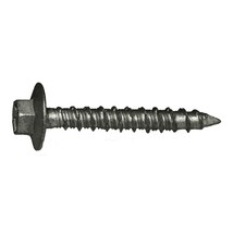 1/4&quot; x 1-3/4&quot; Silver Hex Flange Head Tapcon Masonry Screws (100 pcs.) - $40.35