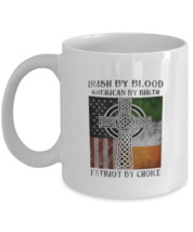 Irish Mugs Irish By Blood White-Mug  - £13.63 GBP