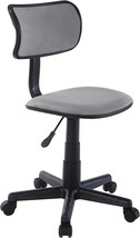 Crushed Velvet Swivel Task Chair, Dark Grey, Urban Shop. - £48.74 GBP