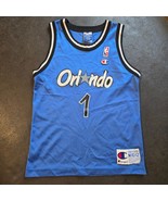 Vintage Champion Penny Hardaway #1 Jersey Youth M 10-12 Orlando Magic NBA - $66.48 CAD