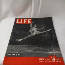 Life Magazine March 26 1945 Carol Lynne, Paris Black Market Advertising Vintage - £16.41 GBP