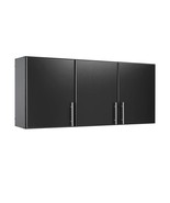 Elite 54&quot; Wall Cabinet In Black - £224.11 GBP