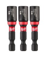 Shockwave Magnetic Nut Driver Bit 1/4 In. X 1-7/8 In.  (3-Pack) - $10.84