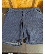 Cato Size 26W Striped Denim Shorts - $255.67 MXN