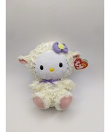 TY HELLO KITTY EASTER LAMB BEANIE BABY - MINT MINT TAGS White BB 2011 Ta... - $19.75