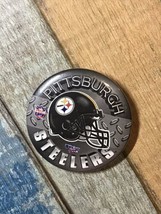 Vintage NFL Pittsburgh Steelers Pinback Button Pin Wincraft Made In USA - £5.49 GBP