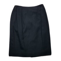 Valerie Stevens Petites Classy Career Skirt ~ Sz 6 ~ Black ~ Knee Length ~ Lined - £10.61 GBP