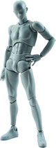 Bandai Figurine S.H.Figuarts Body Kun Male DX Set Grey Color Version - $81.13