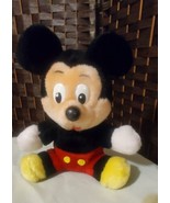 Vintage Mickey Mouse 7&quot; Plush, Walt Disney World, Disneyland - £7.28 GBP