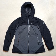 Eddie Bauer First Ascent Black Gray Hooded Full Zip Jacket - Women&#39;s Large - $665.43 MXN