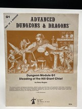 AD&amp;D Module G1 - Steading of the Hill Giant Chief - Dungeons &amp; Dragons TSR 9016 - £45.54 GBP