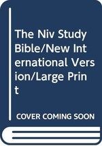 The Niv Study Bible/New International Version/Large Print Anonymous and Kenneth  - £67.94 GBP