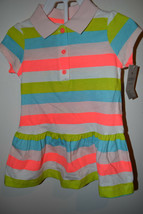 Carter&#39;s Infant Girls 2 Piece Outfit Set Size 24 M NWT Stripped - £11.14 GBP