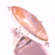 Crazy Lace Agate Gemstone Handmade Valentine&#39;s Day Gift Ring Jewelry 9&quot; SA 3314 - £4.71 GBP