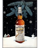 1950s Martin&#39;s V.V.O. Blended Scotch Whiskey PRINT AD Christmas BX1 - $10.65 CAD
