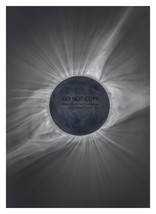 Total Solar Eclipse 2017 Artistic 5X7 Moon Photo - £6.66 GBP