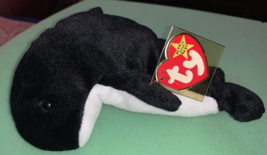 Ty Beanie Babies Waves the Orca Whale Plush Toys - 4084 - $6.81