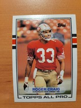 1989 Topps #8 Roger Craig - San Francisco 49ers - NFL - £1.42 GBP