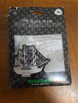 Disney Parks The Black Pearl Metal Earth 3D Model Kit Pirates of the Car... - $18.95