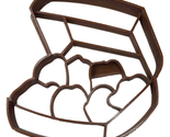 6x Chicken Nuggets In Box Fondant Cutter Cupcake Topper 1.75 IN USA FD5191 - £6.38 GBP