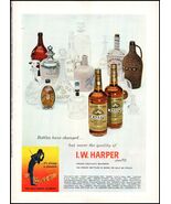 1950s I.W. Harper Kentucky Straight Whiskey PRINT AD BX1 - $6.64