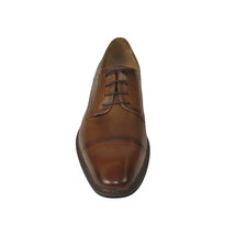 Men's Shoes Steve Madden Soft Leather upper Lace Up Navin Brandy image 3