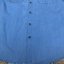 Magellan Men&#39;s Size XL Button Up Shirt Short Sleeve Classic Fit Cotton Logo - £9.72 GBP