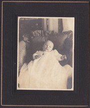 Lloyd Sherwood Burkett Cabinet Photo of Baby - Waldoboro, Maine - £13.84 GBP